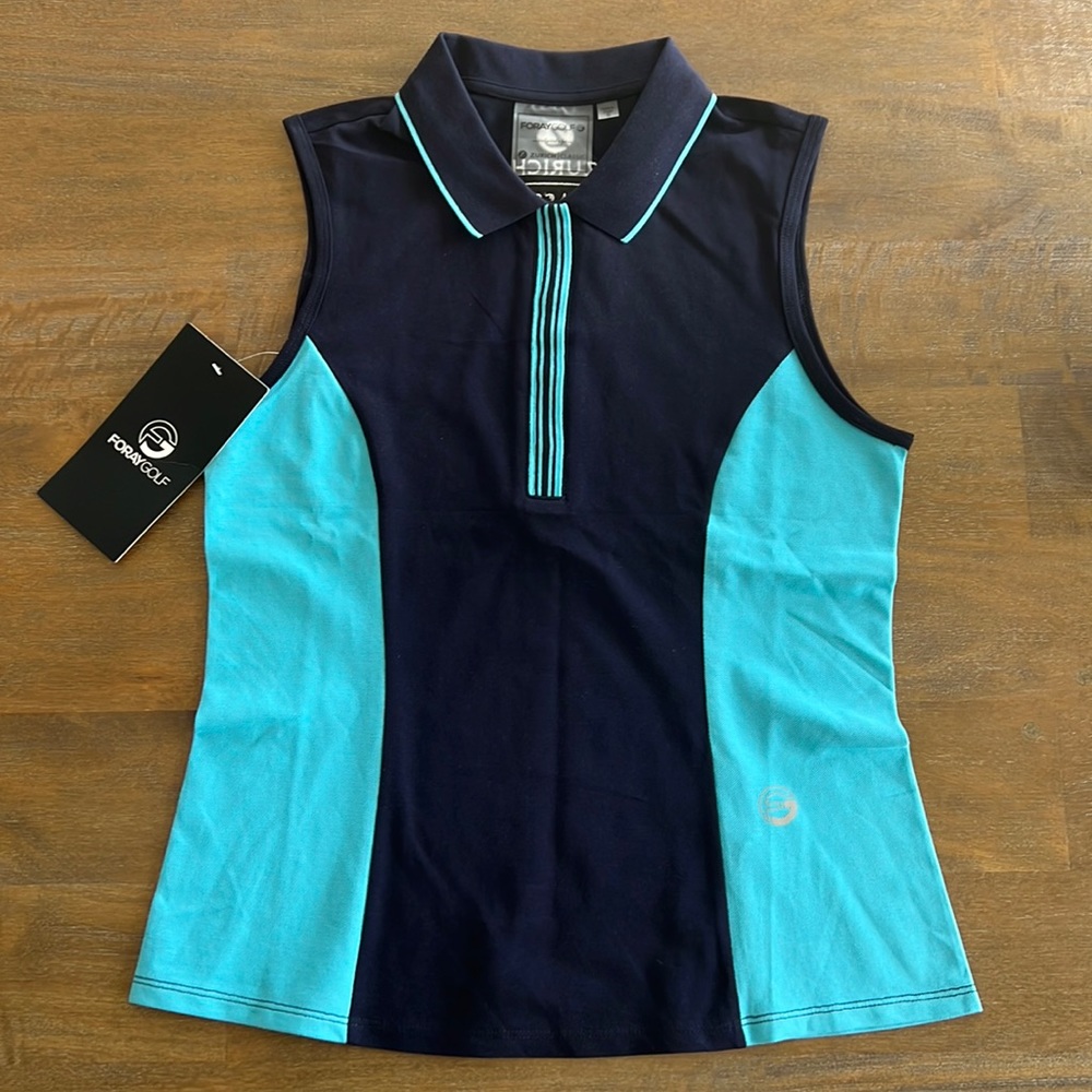 Foray Golf - women’s golf sleeveless polo